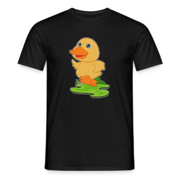 Duck Jogger Jogging Sport - Men's T-Shirt - black - Front - AI Model Male 178 light (178cm)
