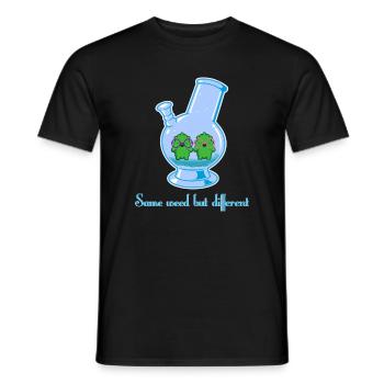 Same weed but different - Männer T-Shirt - Schwarz - Vorne - AI Model Male 178 light (178cm)