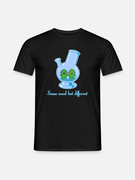 Same weed but different - Männer T-Shirt - Schwarz