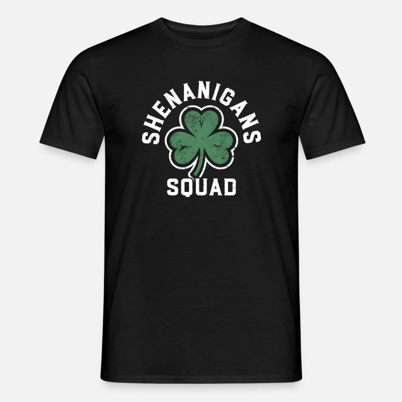Shenanigans-Team Shamrock Tee - Männer T-Shirt - Schwarz