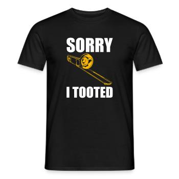Désolé, j’ai fait un tonnerre de trombone, tromboniste, tromboniste - T-shirt homme - noir - Devant - AI Model Male 178 light (178cm)