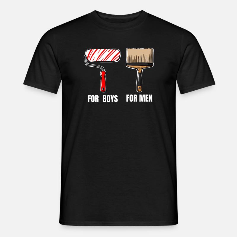 Peindre, c’est une affaire sérieuse - T-shirt homme - noir