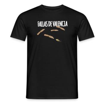 Fallas De Valencia Trueno - T-shirt homme - noir - Devant - AI Model Male 178 light (178cm)