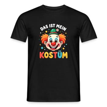 Carnival Clown Costume Carnival Carnival - Men's T-Shirt - black - Front - AI Model Male 178 light (178cm)