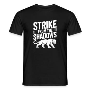 Schlag aus dem Schatten aus - Männer T-Shirt - Schwarz - Vorne - AI Model Male 178 light (178cm)