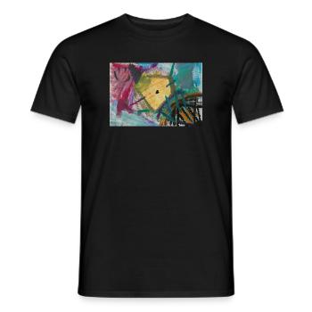 Goldbrunnen - Männer T-Shirt - Schwarz - Vorne - AI Model Male 178 light (178cm)