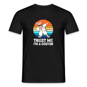 Vétérinaire Médecine vétérinaire Vétérinaire - T-shirt homme - noir - Devant - AI Model Male 178 light (178cm)