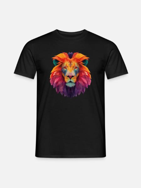Lion - Men's T-Shirt - black