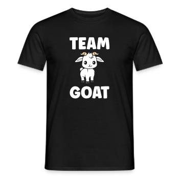 Team Ziegen-Süße Illustration - Männer T-Shirt - Schwarz - Vorne - AI Model Male 178 light (178cm)
