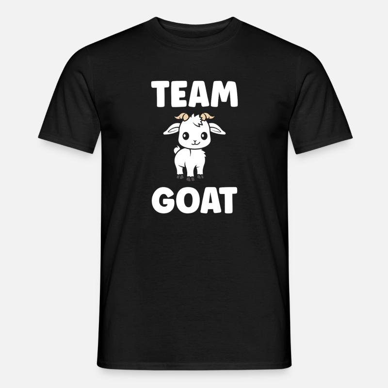 Team Ziegen-Süße Illustration - Männer T-Shirt - Schwarz