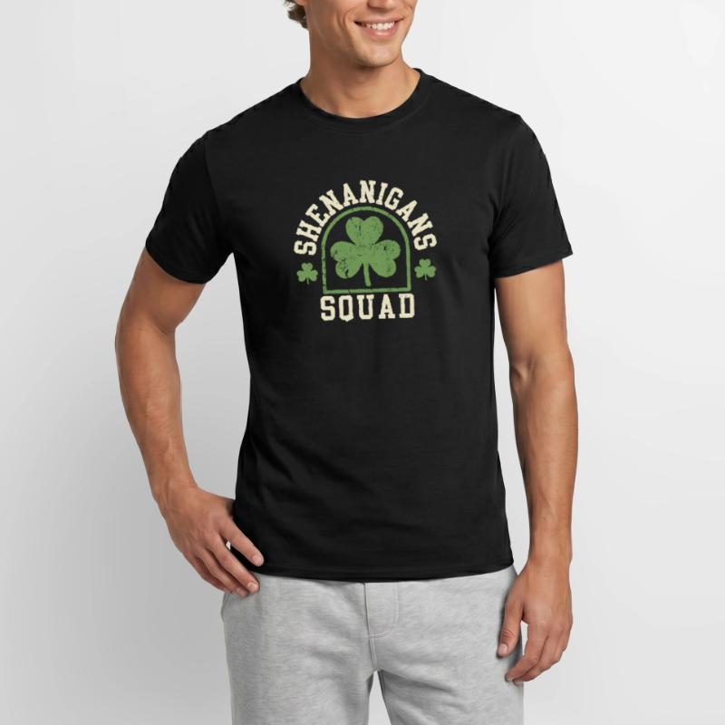 Escadron de Péripéties Trèfle Soirée de la Saint-Patrick T-shirt homme