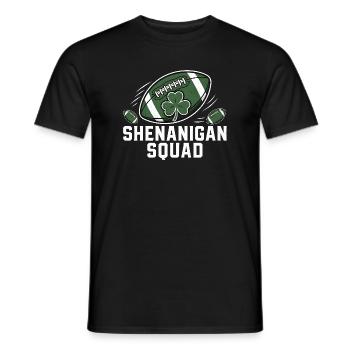 Équipe de Football Trèfle Style Vintage - T-shirt homme - noir - Devant - AI Model Male 178 light (178cm)