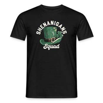 Chapeau de lutin de l’escouade des pitreries - T-shirt homme - noir - Devant - AI Model Male 178 light (178cm)
