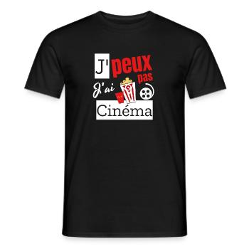 Ich kann kein Kino haben. - Männer T-Shirt - Schwarz - Vorne - AI Model Male 178 light (178cm)