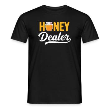 Honey Dealer Beekeeper Honeycomb Beekeeping - Men's T-Shirt - black - Front - AI Model Male 178 light (178cm)