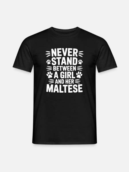 Maltese Sayings Dogs Funny Maltese Gift - Men's T-Shirt - black
