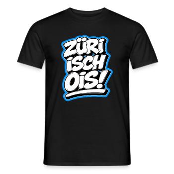 Zueri isch ois Graffiti - Männer T-Shirt - Schwarz - Vorne - AI Model Male 178 light (178cm)