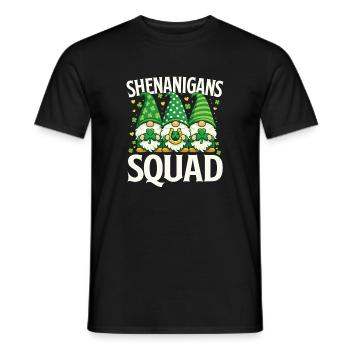 Équipe des Estris St Patrick’s Irish - T-shirt homme - noir - Devant - AI Model Male 178 light (178cm)