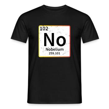 Pas de tableau périodique de chimie - T-shirt homme - noir - Devant - AI Model Male 178 light (178cm)