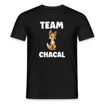chacal - T-shirt homme - noir - Devant - AI Model Male 178 light (178cm)