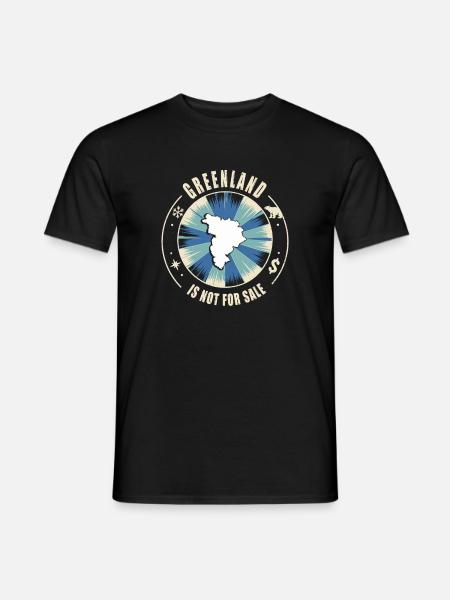 Le Groenland n’est pas à vendre - T-shirt homme - noir