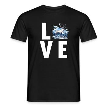 Renne Renne - T-shirt homme - noir - Devant - AI Model Male 178 light (178cm)