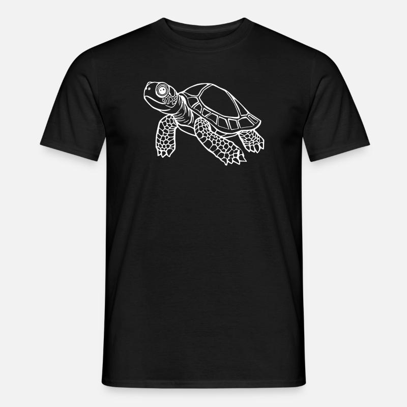 Schildkröten Schildkröten - Männer T-Shirt - Schwarz