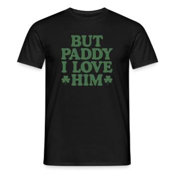 Mais Paddy, je l’aime - T-shirt homme - noir - Devant - AI Model Male 178 light (178cm)