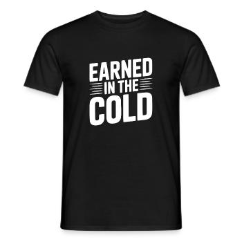 Gagné dans le froid - T-shirt homme - noir - Devant - AI Model Male 178 light (178cm)