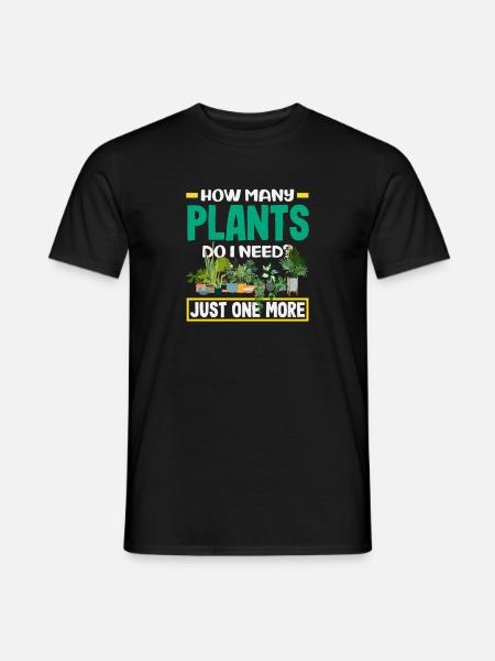 Another plant plant lover gardener - Men's T-Shirt - black