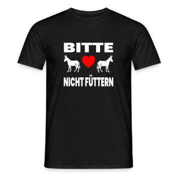 donkey - Men's T-Shirt - black - Front - AI Model Male 178 light (178cm)