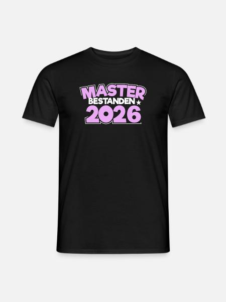 Master 2026 Graduation Graduation - Men's T-Shirt - black