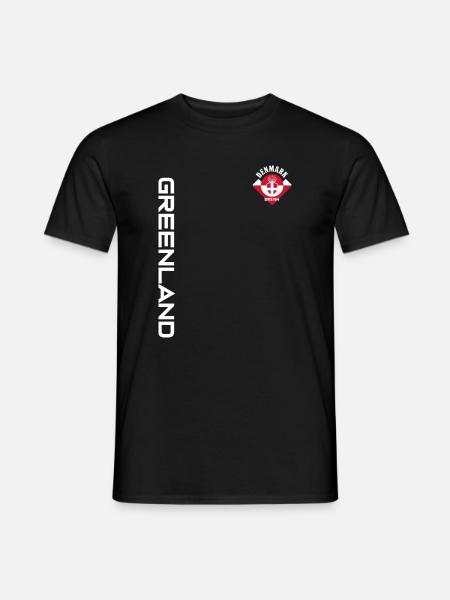 GREENLAND DENMARK | SINCE 1814 - Men's T-Shirt - black
