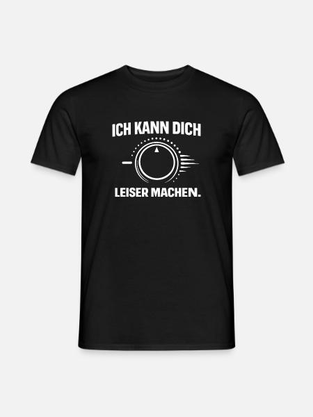 Hörgerät – Ich kann dich leiser machen - Männer T-Shirt - Schwarz