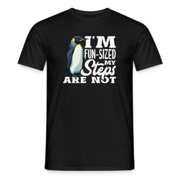 Wait for me, I've got little legs - Men's T-Shirt - black - Front - AI Model Male 178 light (178cm)