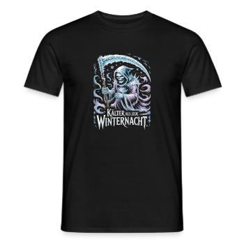  Kälter Als Jede Winternacht Sensenmann Eisiger - Männer T-Shirt - Schwarz - Vorne - AI Model Male 178 light (178cm)