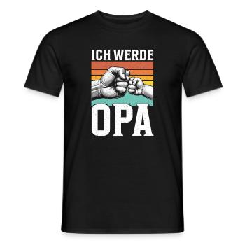 Je vais être grand-père, bébé, grand-père, papa, grand-père - T-shirt homme - noir - Devant - AI Model Male 178 light (178cm)
