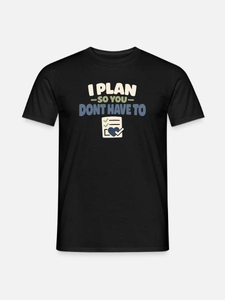 Family Provision Emergency Planner Prepper - Men's T-Shirt - black