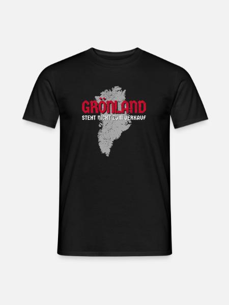 Greenland Not for Sale - Men's T-Shirt - black