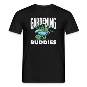 Jardin des Jardins des Amateurs de Plantes - T-shirt homme - noir - Devant - AI Model Male 178 light (178cm)