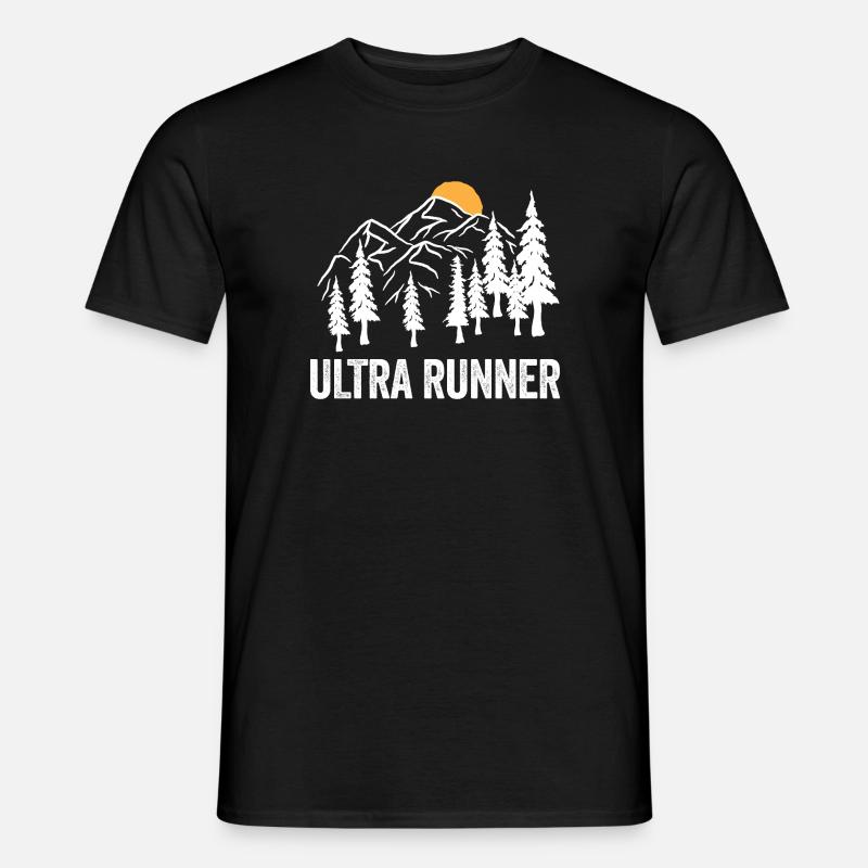 Ultra-Läufer - Männer T-Shirt - Schwarz