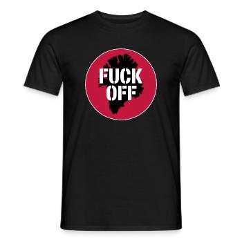 Verpiss dich! - Grönland / Grønland - Männer T-Shirt - Schwarz - Vorne - AI Model Male 178 light (178cm)