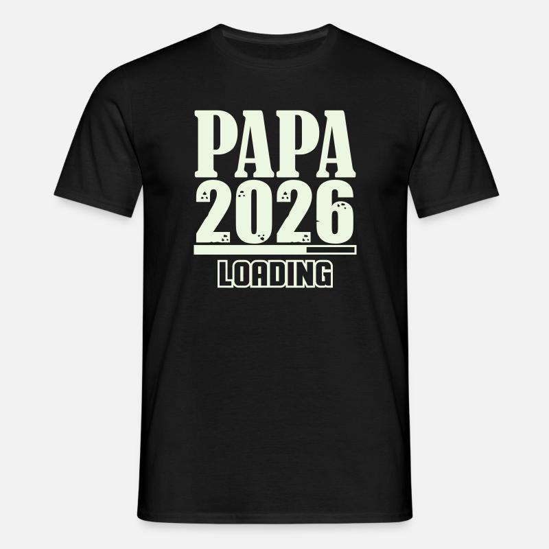 Papa 2026 Loading - Men's T-Shirt - black