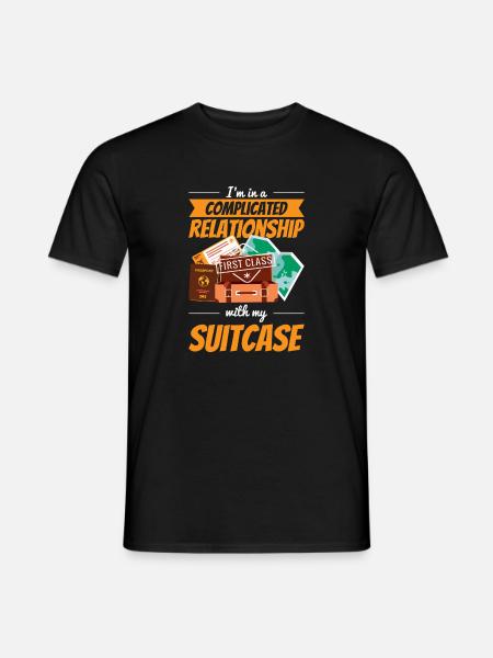 Weltreise Kurztrip Geschenk Reisefans Abenteurer - Männer T-Shirt - Schwarz