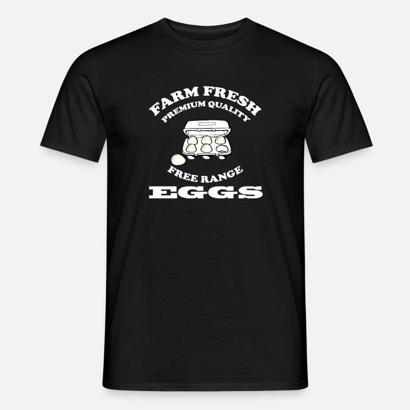 EGGS - Männer T-Shirt - Schwarz