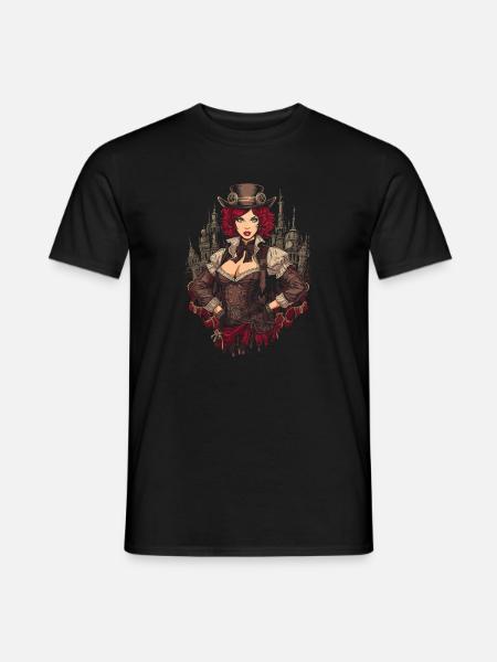 Femmes Steampunk Magnifiques Steampunk - T-shirt homme - noir