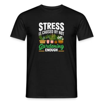 Amoureux des plantes Jardinage Jardiniers Plantes - T-shirt homme - noir - Devant - AI Model Male 178 light (178cm)