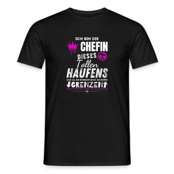 Chefin dieses tollen Haufens Chefin Geschenke - T-shirt homme - noir - Devant - AI Model Male 178 light (178cm)