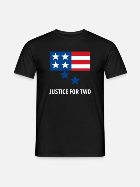 Justice For Two - Men's T-Shirt - black