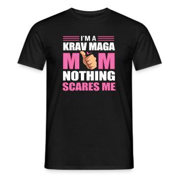 Krav Maga - T-shirt homme - noir - Devant - AI Model Male 178 light (178cm)